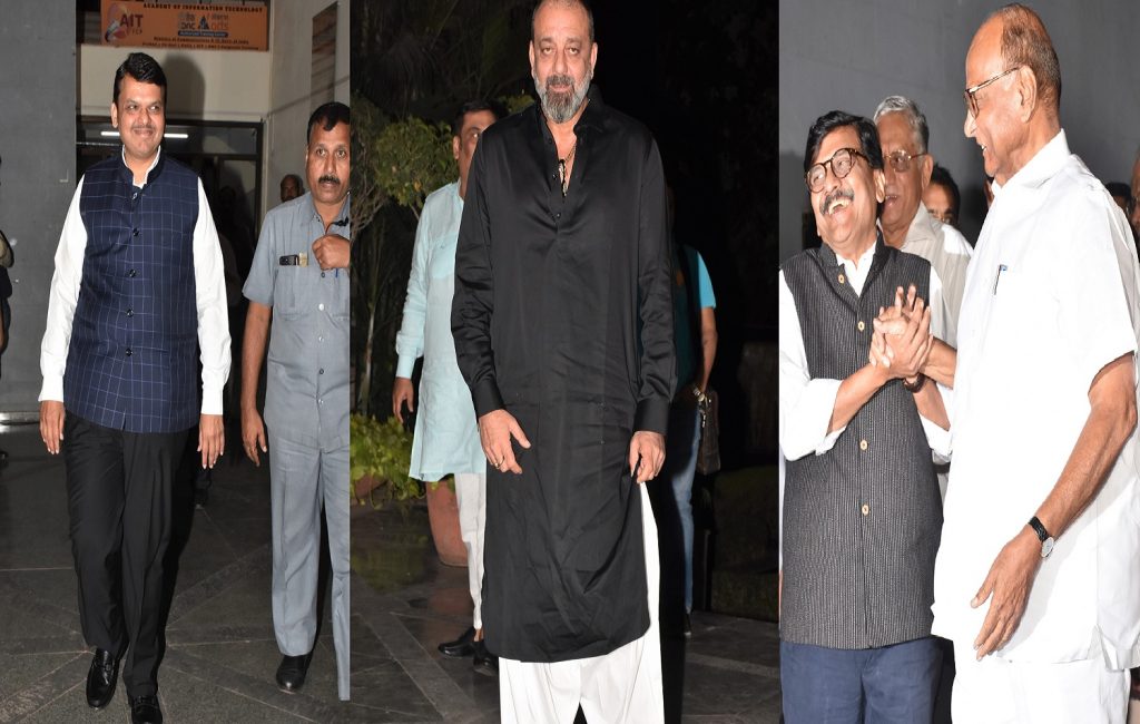 A star-studded promotional event of film ‘Thackeray’ at YB Chavan Auditorium. - JustMarathi.com
