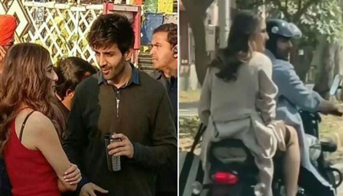 Sara Ali Khan trolled for refraining to wear helmet during bike ride with actor Kartik Aaryan