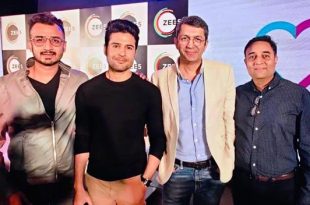 Bollywood director Kunal Kohli , Rajeev Khandelwal , Arjun Singhh Baran and Kartik Nishandar from GSEAMS