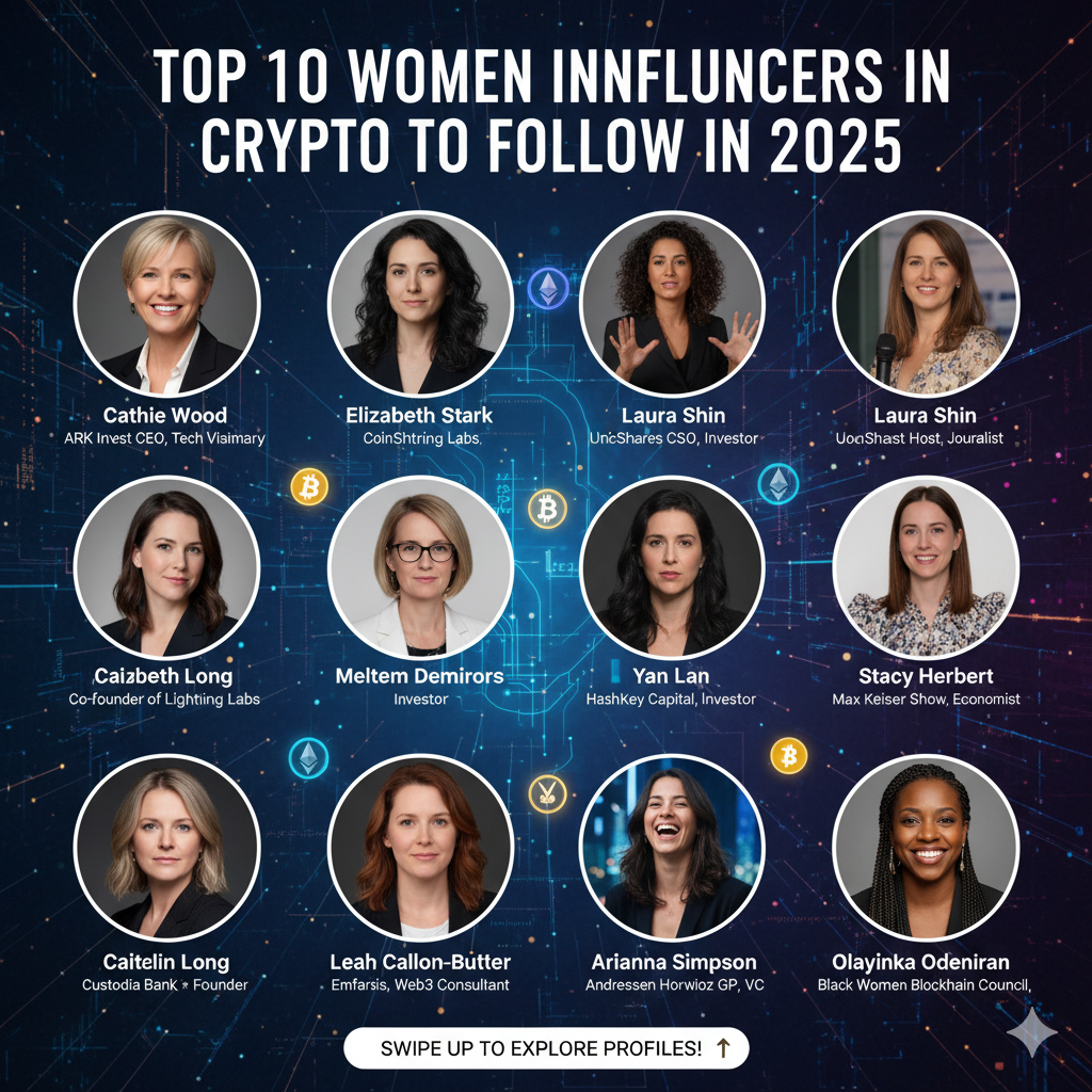 Top 10 Women Influencers in Crypto to Follow in 2025 - JustMarathi.com