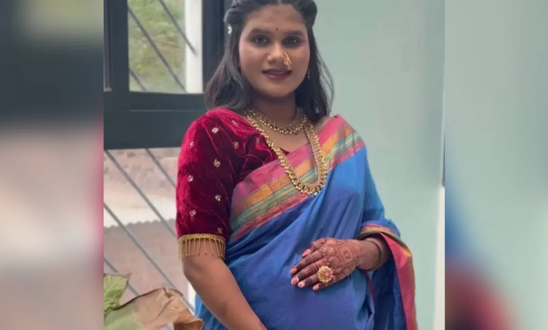 Bigg Boss Marathi Winner Sooraj Chavan to Welcome First Child; Wife Sanjana Shares Royal Maternity Photoshoot 1 sanjana mother
